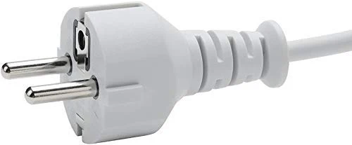 Replacement EU Indian 2 Pin DuckHead Extension Power Adapter Cord Cable for Apple MacBook Air Pro (White) 1.8m - Image 3