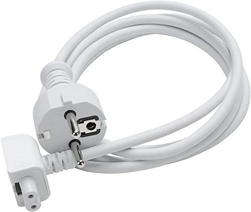 Replacement EU Indian 2 Pin DuckHead Extension Power Adapter Cord Cable for Apple MacBook Air Pro (White) 1.8m - Image 5