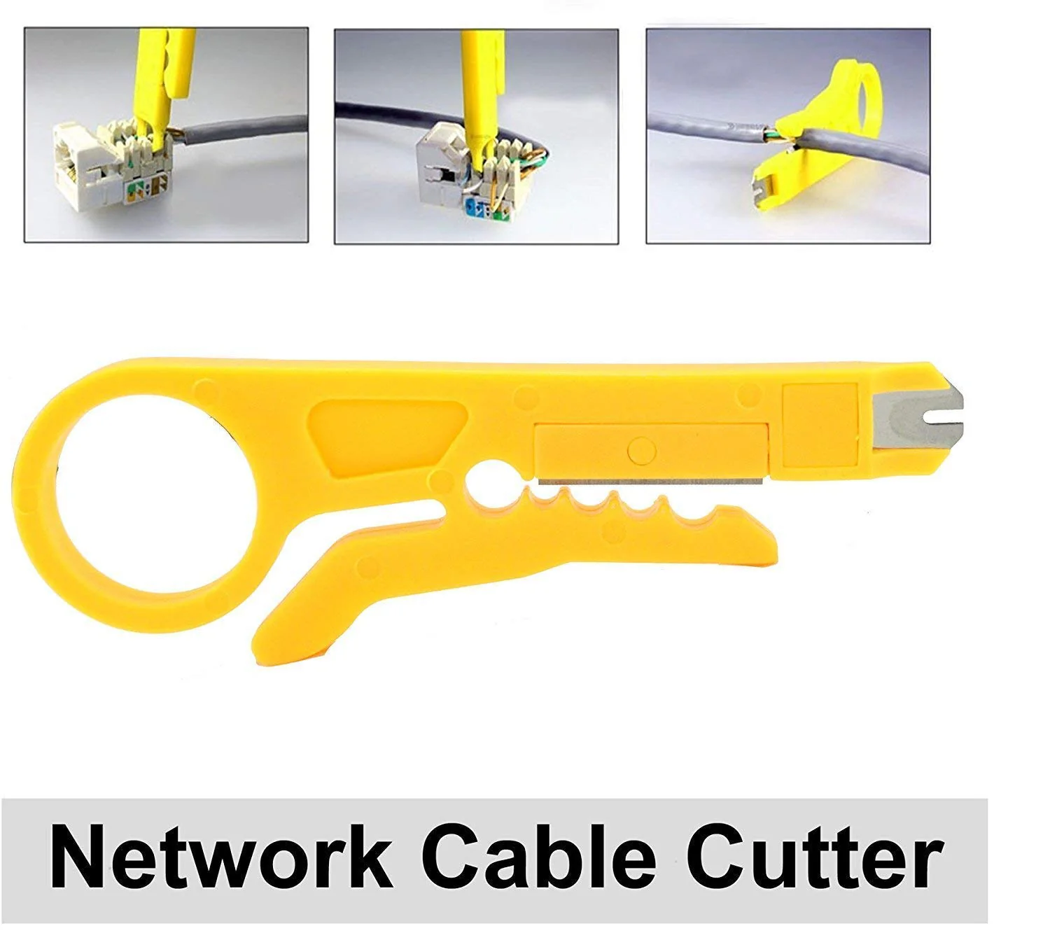 RJ45 Cable 3 in 1 Modular Crimping Tool for RJ45 RJ12 RJ11 UTP Cat5E/Cat6 LAN Cutter 4P4C 4P2C - Image 3