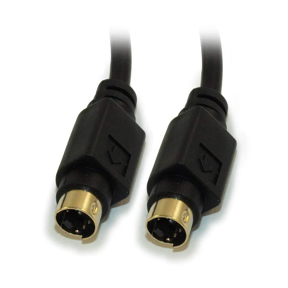 S-Video SVideo (SVHS) Gold Plated Cable 4 pin by for Home Theater, DSS receivers, Medical Monitors and devices- 10 Mtrs - Image 2