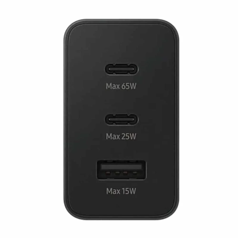 Samsung Imported 65W Trio Multi Port Fast Charging Adapter Compatible with Samsung S23 Ultra,S23 Plus,S23,S22 Ultra,S22 Plus,S22,S21 Ultra,Z Fold 1,2,3,4,5,Z Flip 1,2,3,4,5 (65 Watt Only Adapter) - Image 6