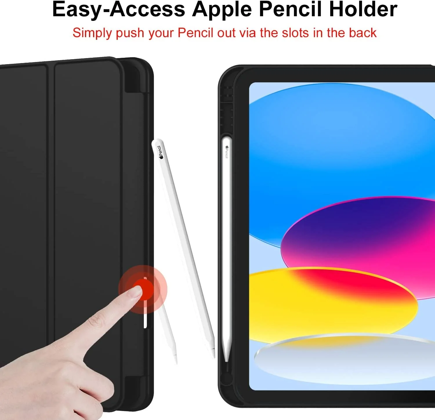 Premium Smart Case for Apple iPad Pro 11 inch 2022/2021 4th/3rd Gen [Auto Sleep/Wake Cover] [Pencil Holder] [Soft Flexible Case] Recoil Series - Image 2