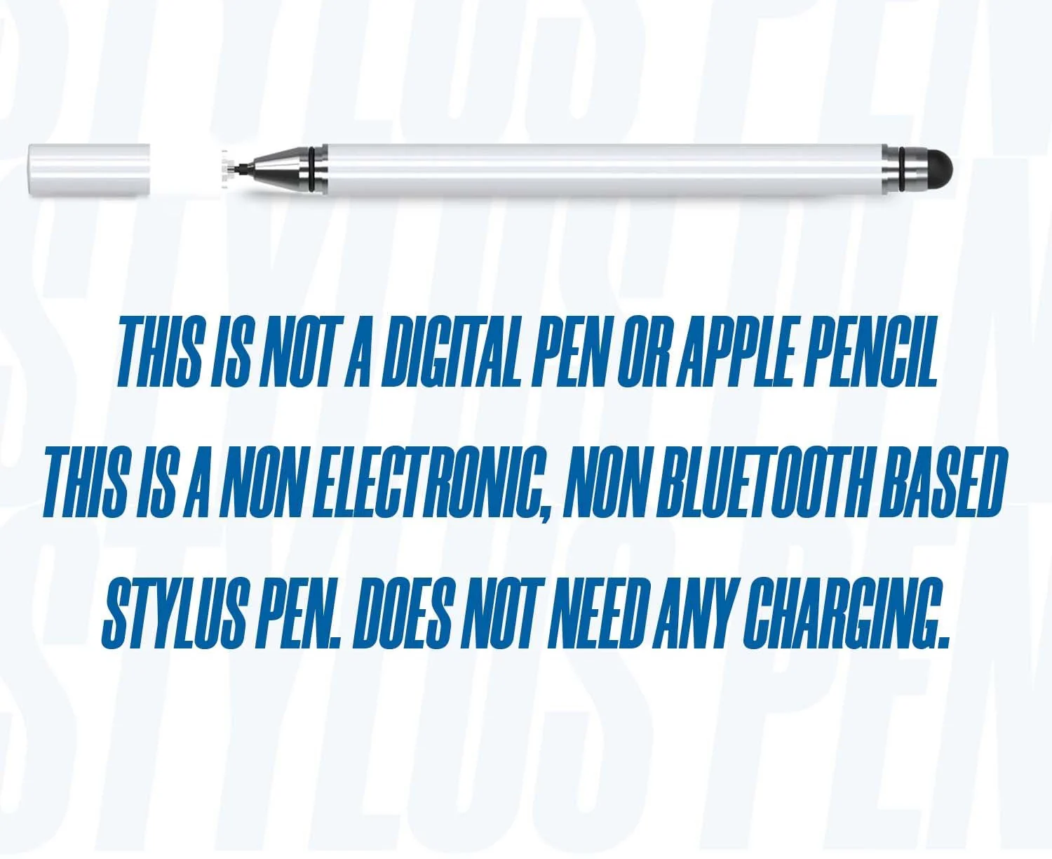 Stylus 2 In 1 High Precision Universal Capacitive Stylus Pen for Touch Screens with Pen Functionality | Lightweight Aluminum Body | Fine Point Disc Tip | Compatible for iOS, Android & Windows (White) - Image 7