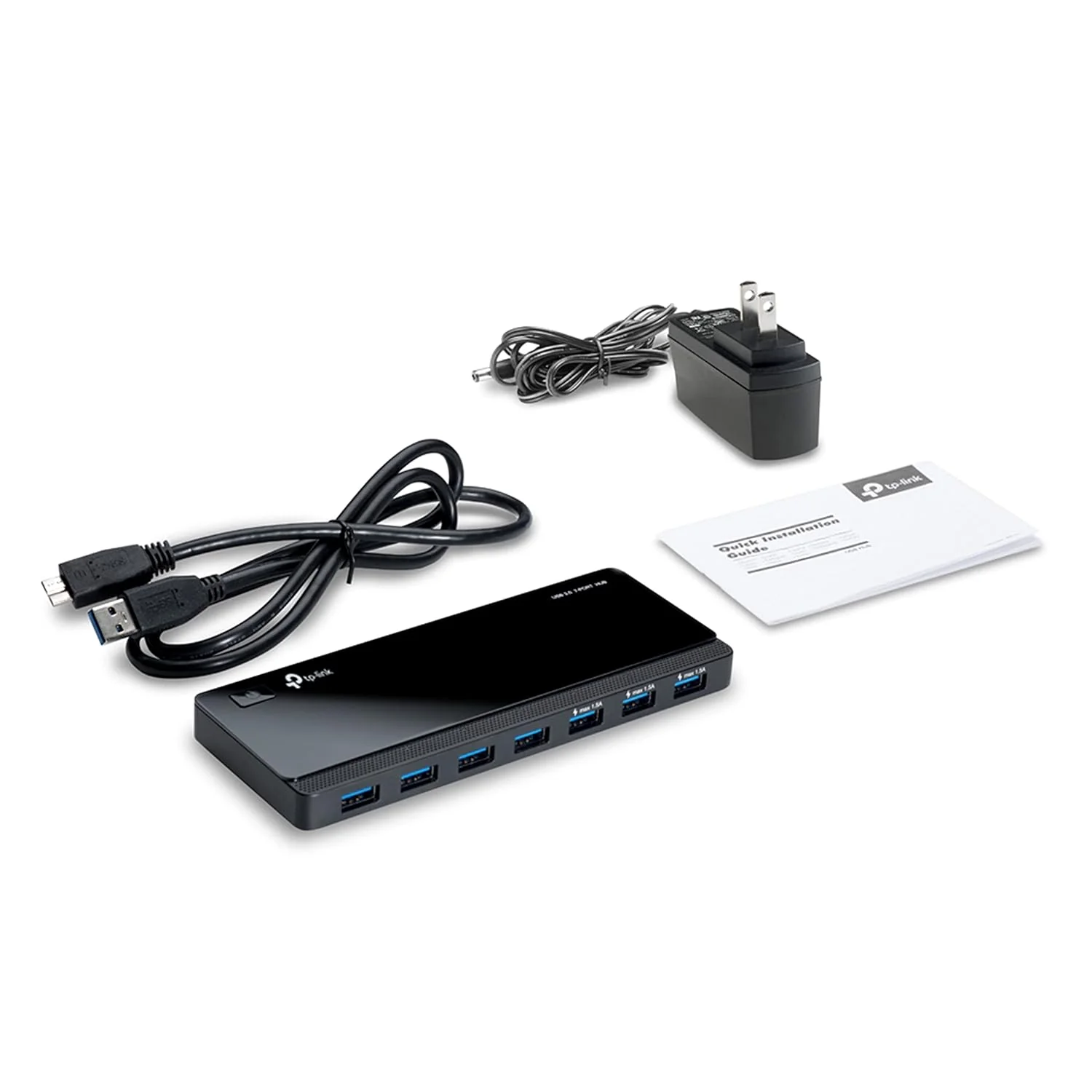 TP-Link Powered USB Hub with 7 Data Smart Charging USB 3.0 Ports, Compatible with Windows, Mac OS X and Linux Systems, 5V/1.5A Power Output (UH700) - Image 6