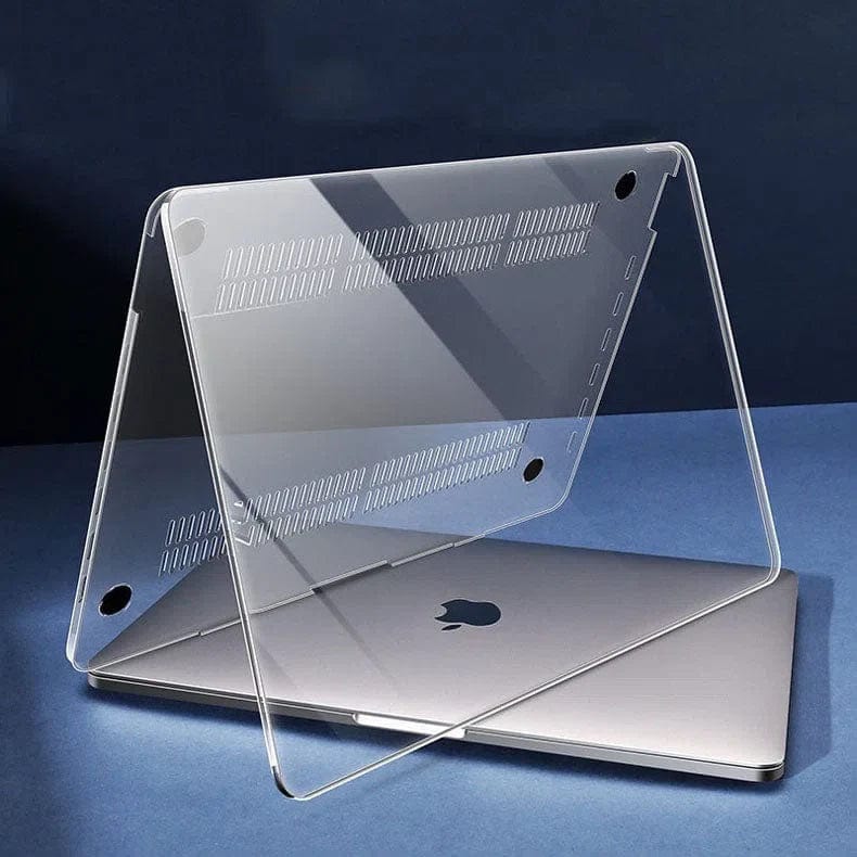Transparent Plastic Hard Shell Case Cover Compatible for New MacBook Air 13.6 inch 2025 M4 A3240 M3 A3113 M2 A2681 with Touch ID,2025 2024 2022 Release,M2 M3 M4 Air- Free keyguard inside - Image 4
