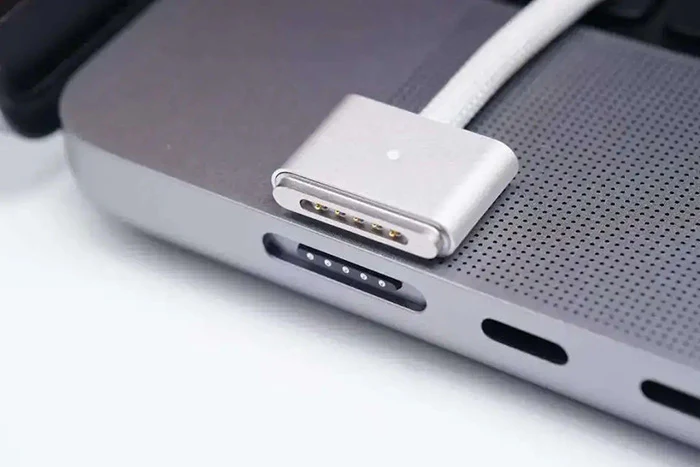USB C (MAGSAFE 3, M3) Nylon Woven Fast Charging Cable 6ft, MagSafe 3 Cable Compatible with Apple MacBook Air (13-inch, M2, 2022) - Image 3