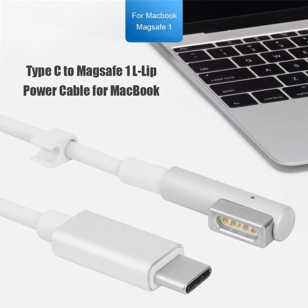 USB C Type C to Magnetic Magsafe 1 L-Tip Power Cable Compatible with Mac-Book Pro 13" 15" 17" Mac-book Air Pro 11" 13" Mac-Book 13 (Does not work with Mobile charger) - Image 5