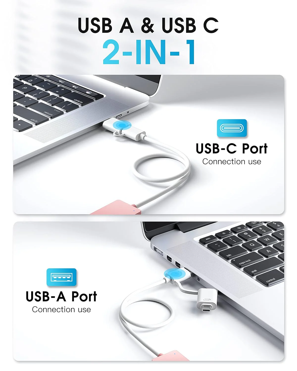 BYEASY USB Hub, USB 3.1 / TYPE C to USB 3.0 Hub with 4 Ports for MacBook, Mac Pro/Mini, iMac, Ps4, PS5, Surface Pro, Flash Drive, Samsung - 2 Ft - Image 6