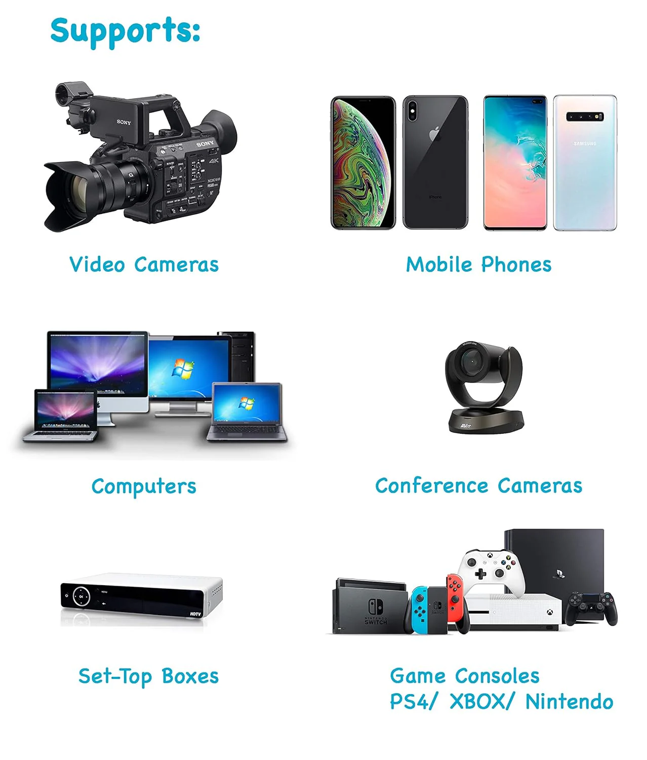 Video Capture Card with Audio,4K Live Streaming HDMI Video Game Capture Grabber Recording Device with Mic Input and Stereo Audio Output for Full HD 1080P 60FPS Acquisition, Live Broadcasting - Image 9